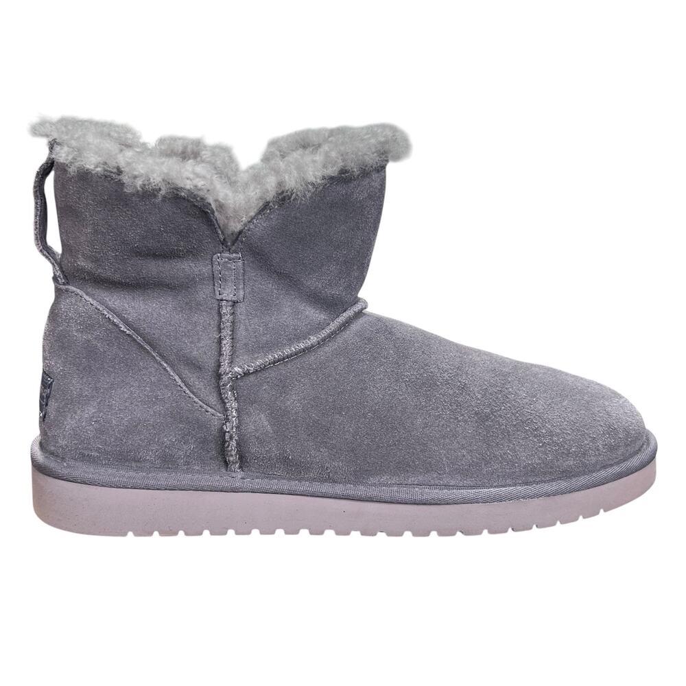 Koolaburra by UGG Classic Short Grey Suede Winter Boots Size 10